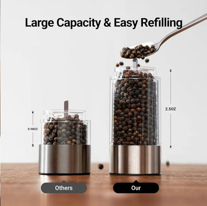 AutoSpice Salt & Pepper Grinder (2 Grinders)